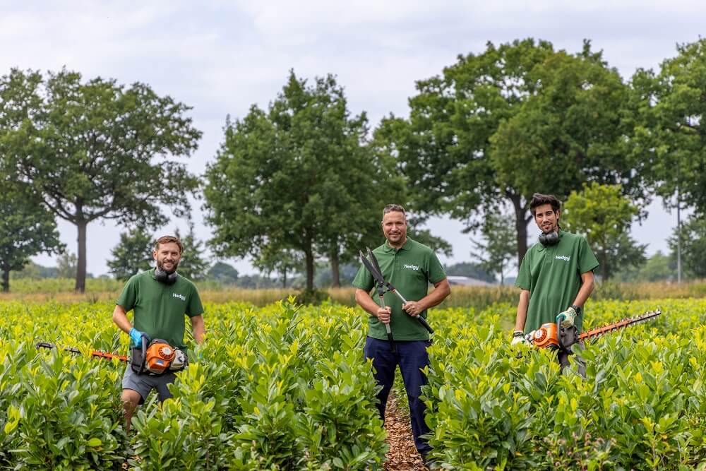 Medewerkers Van Een Haagplanten Webshop